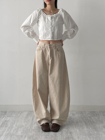 454 Love Dyeing Balloon Wide Pants